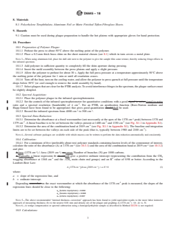 ASTM D6645-18 REDLINE ASTM D6645-18 - Standard Test Method for Methyl (Comonomer) Content in Polyethylene by Infrared Spectrophotometry - Page 3 preview