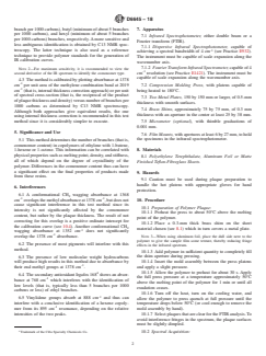 ASTM D6645-18 ASTM D6645-18 - Standard Test Method for Methyl (Comonomer) Content in Polyethylene by Infrared Spectrophotometry - Page 2 preview