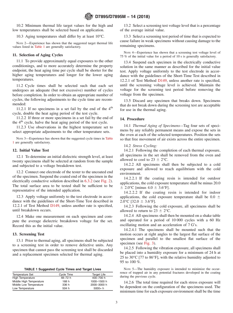 ASTM D7895/D7895M-14(2018) - Standard Test Method for Thermal Endurance of Coating Powders Used for Powder Coating  Insulation Systems