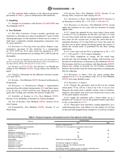 ASTM D3320/D3320M-18 ASTM D3320/D3320M-18 - Standard Specification for Emulsified Coal-Tar Pitch (Mineral Colloid Type) - Page 2 preview