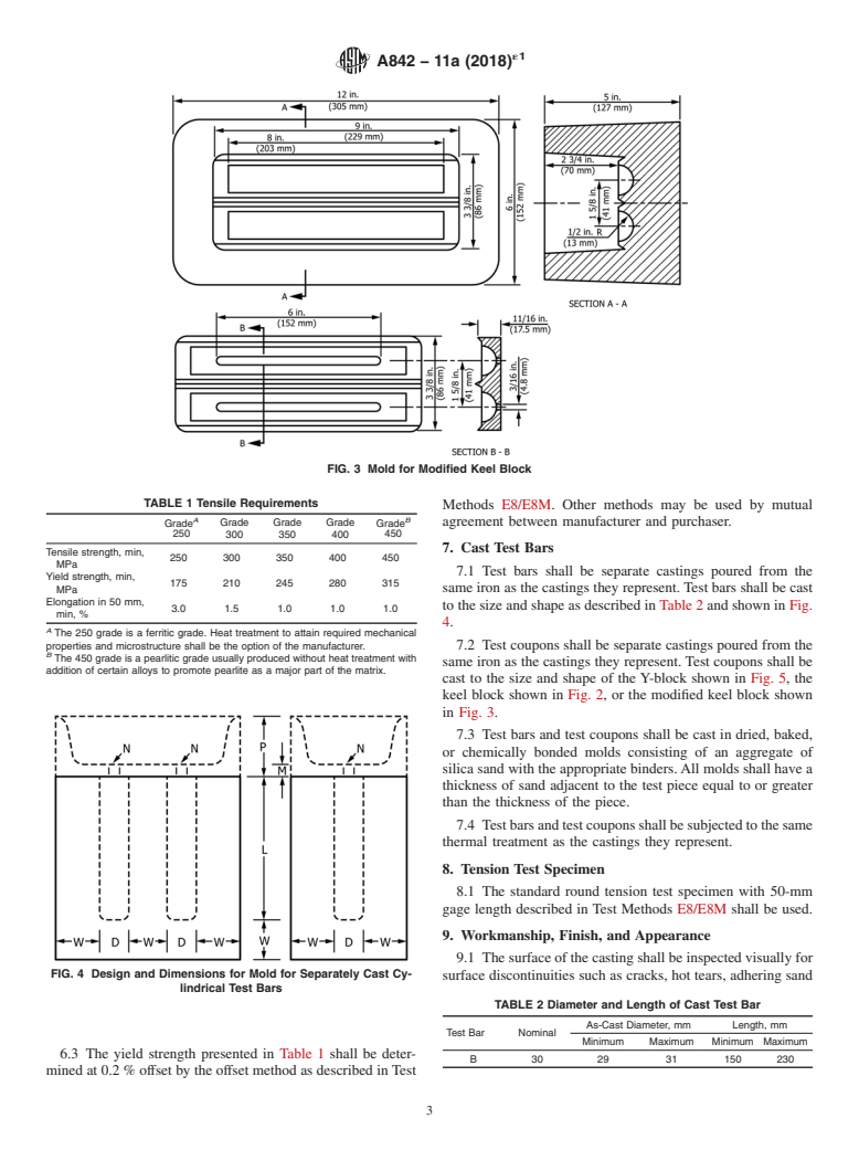 ASTM A842-11A(2018)e1 - Standard Specification for  Compacted Graphite Iron Castings