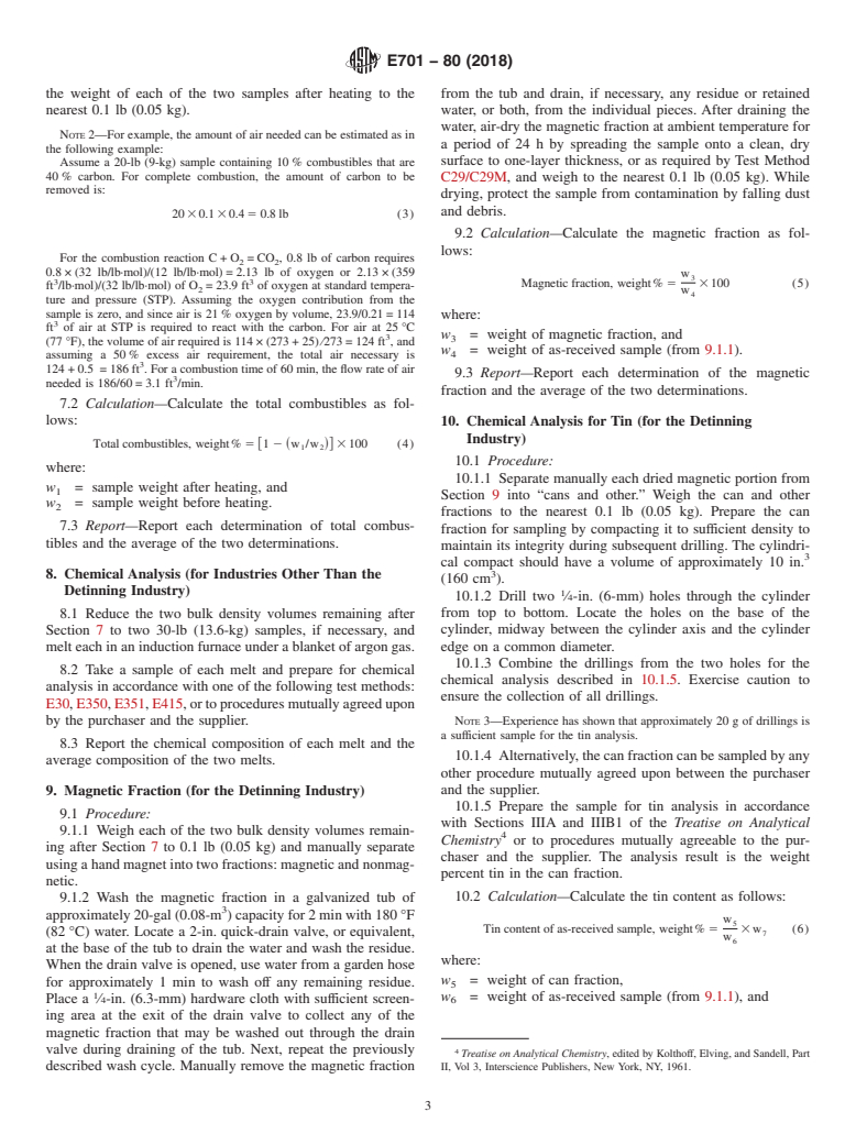 ASTM E701-80(2018) - Standard Test Methods for  Municipal Ferrous Scrap