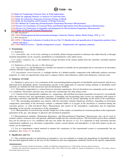 ASTM F3268-18a REDLINE ASTM F3268-18a - Standard Guide for <emph type="bdit">in vitro</emph> Degradation Testing of Absorbable Metals - Page 2 preview