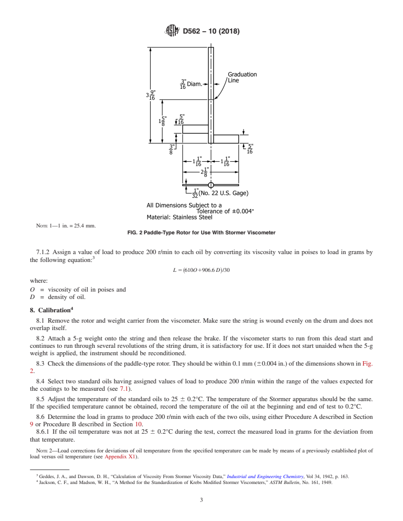 REDLINE ASTM D562-10(2018) - Standard Test Method for Consistency of Paints Measuring Krebs Unit (KU) Viscosity Using   a Stormer-Type  Viscometer