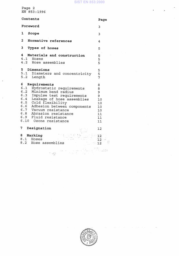 EN 853:1996 EN 853:2000 - Page 4 preview