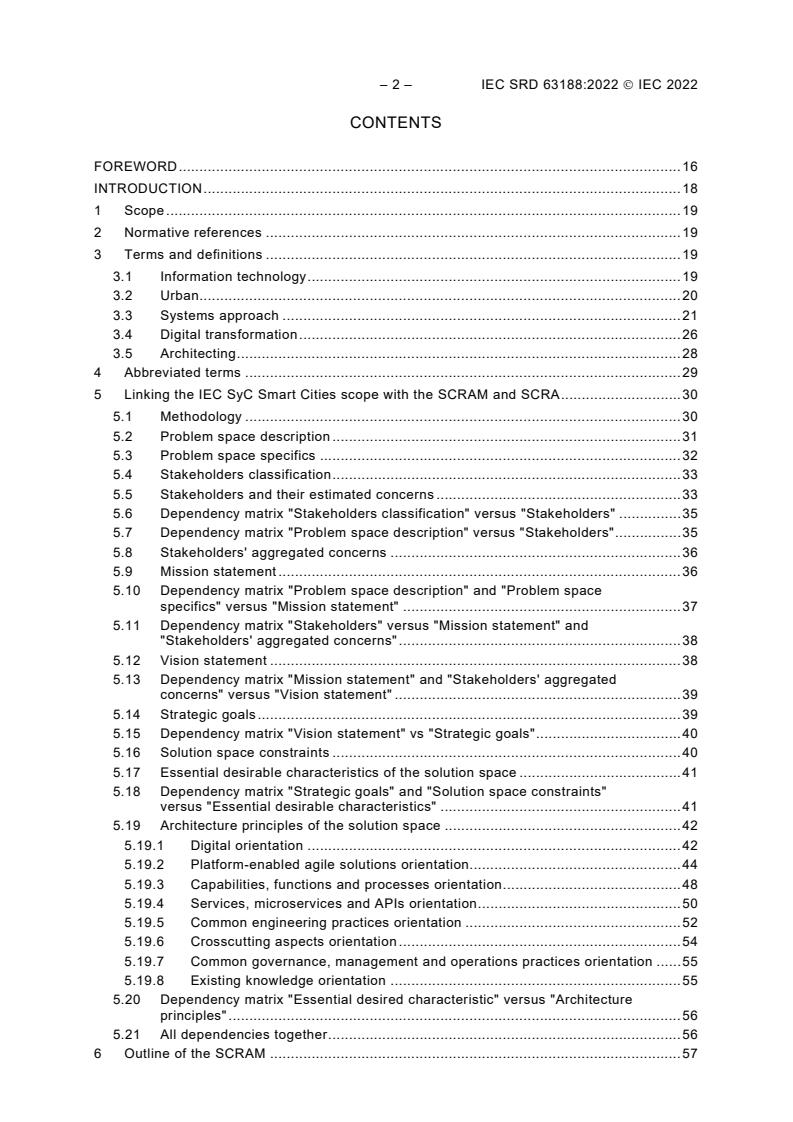 IEC SRD 63188:2022 IEC SRD 63188:2022 - Smart Cities Reference Architecture Methodology
Released:9/6/2022 - Page 4 preview