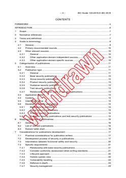 IEC GUIDE 120:2018 IEC GUIDE 120:2018 - Security aspects - Guidelines for their inclusion in publications - Page 4 preview