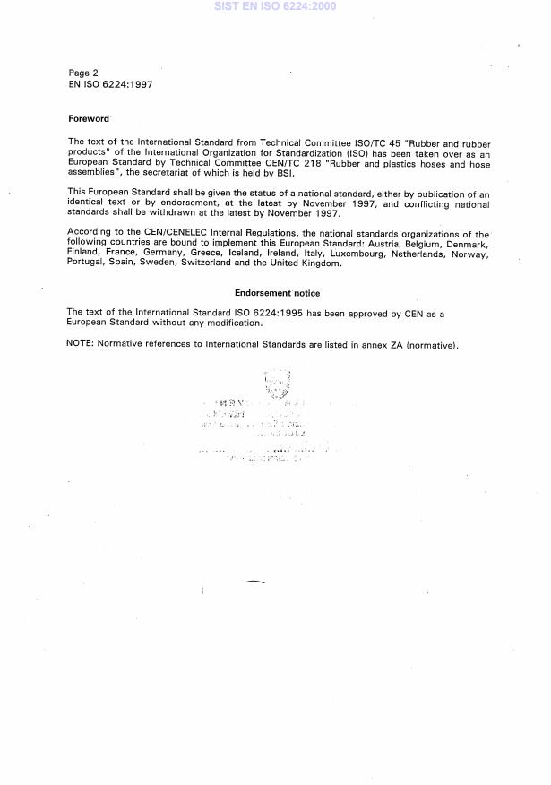 EN ISO 6224:1997 EN ISO 6224:2000 - Page 4 preview