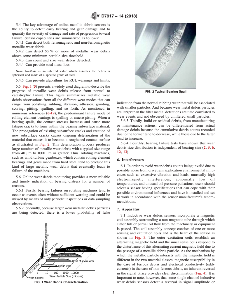 ASTM D7917-14(2018) - Standard Practice for Inductive Wear Debris Sensors in Gearbox and Drivetrain Applications