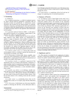 ASTM D7917-14(2018) ASTM D7917-14(2018) - Standard Practice for Inductive Wear Debris Sensors in Gearbox and Drivetrain Applications - Page 2 preview