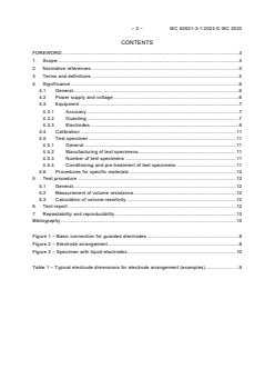 IEC 62631-3-1:2023 - Dielectric and resistive properties of solid insulating materials - Part 3-1: Determination of resistive properties (DC methods) - Volume resistance and volume resistivity - General method
Released:1/23/2023 - Page 4 preview