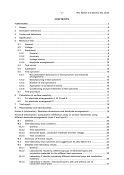 IEC 62631-3-2:2023 - Dielectric and resistive properties of solid insulating materials - Part 3-2: Determination of resistive properties (DC methods) - Surface resistance and surface resistivity
Released:16. 10. 2023 - Page 4 preview