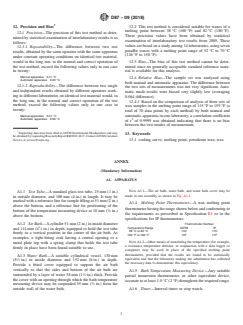 ASTM D87-09(2018) ASTM D87-09(2018) - Standard Test Method for Melting Point of Petroleum Wax (Cooling Curve) - Page 3 preview