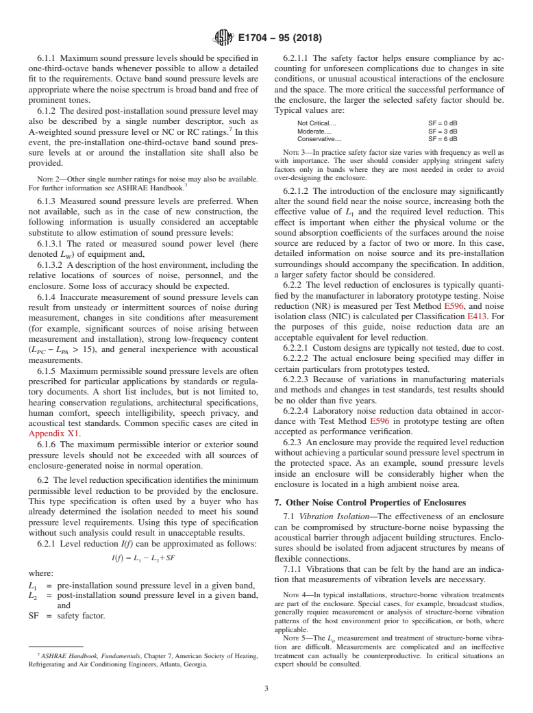 ASTM E1704-95(2018) - Standard Guide for  Specifying Acoustical Performance of Sound-Isolating Enclosures