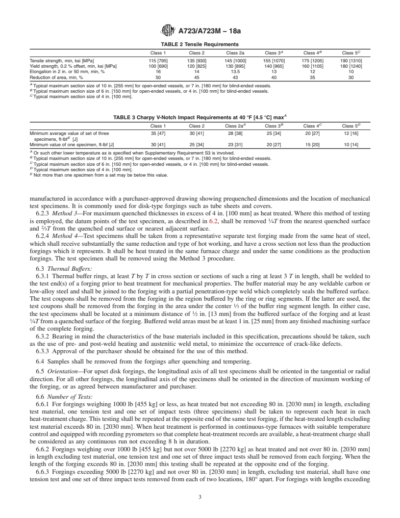 REDLINE ASTM A723/A723M-18a - Standard Specification for Alloy Steel Forgings for High-Strength Pressure Component Application