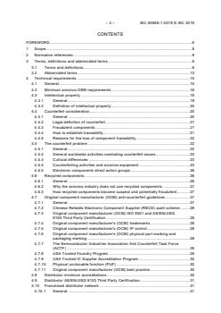 IEC 62668-1:2019 - Process management for avionics - Counterfeit prevention - Part 1: Avoiding the use of counterfeit, fraudulent and recycled electronic components - Page 4 preview