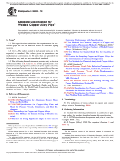 ASTM B608-18 ASTM B608-18 - Standard Specification for Welded Copper-Alloy Pipe - Page 1 preview