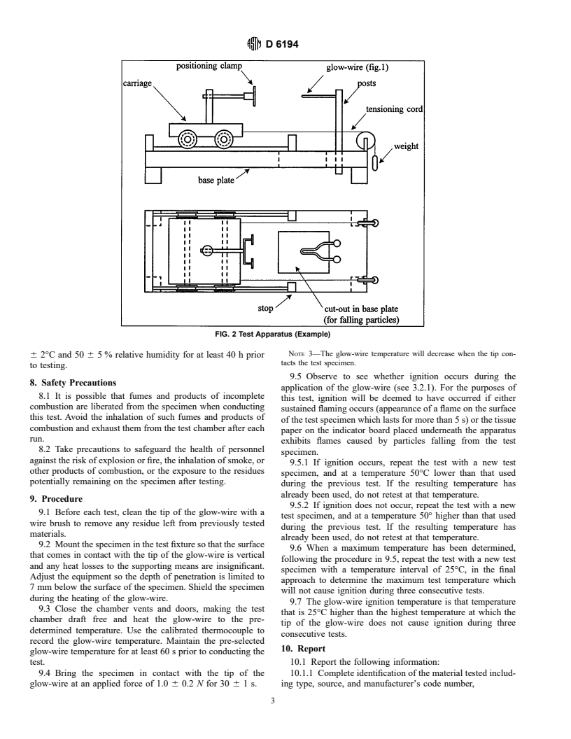 ASTM D6194-97 - Standard Test Method for Glow-Wire Ignition of Materials