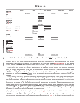 ASTM E1209-18 REDLINE ASTM E1209-18 - Standard Practice for Fluorescent Liquid Penetrant Testing Using the Water-Washable Process - Page 4 preview