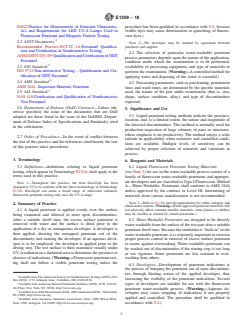 ASTM E1209-18 ASTM E1209-18 - Standard Practice for Fluorescent Liquid Penetrant Testing Using the Water-Washable Process - Page 2 preview