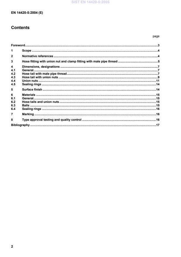 EN 14420-5:2004 EN 14420-5:2005 - Page 4 preview