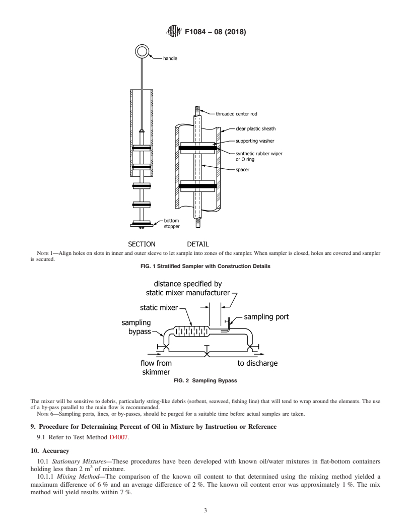 REDLINE ASTM F1084-08(2018) - Standard Guide for  Sampling Oil/Water Mixtures for Oil Spill Recovery Equipment