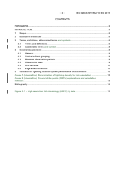 IEC 62858:2019 RLV - Lightning density based on lightning location systems - General principles
Released:10/9/2019
Isbn:9782832274972 - Page 4 preview