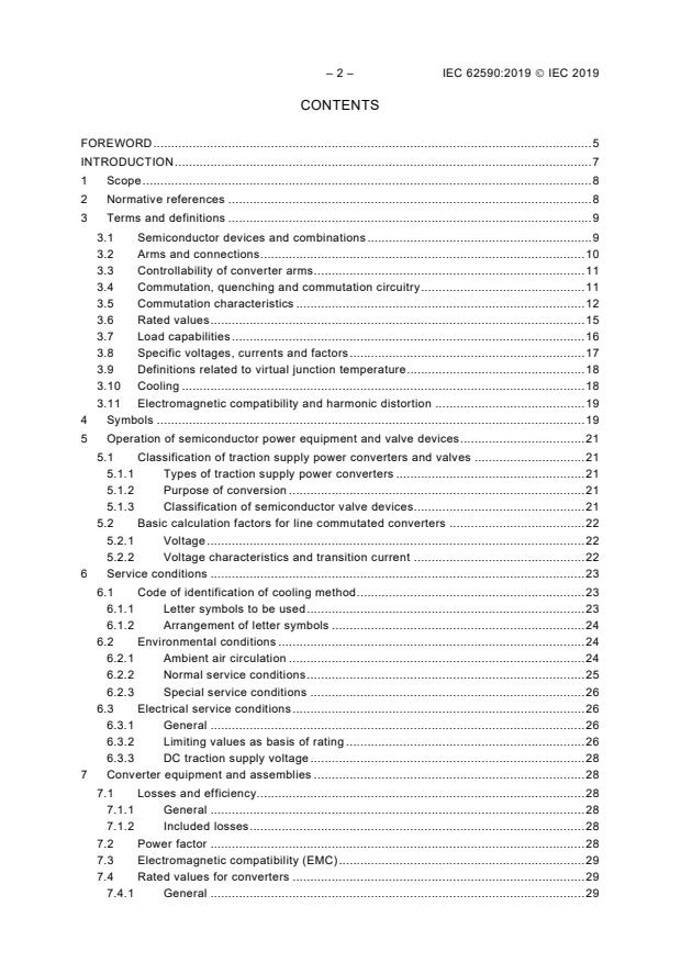 IEC 62590:2019 IEC 62590:2019 - Railway applications - Fixed installations - Electronic power converters for substations - Page 4 preview
