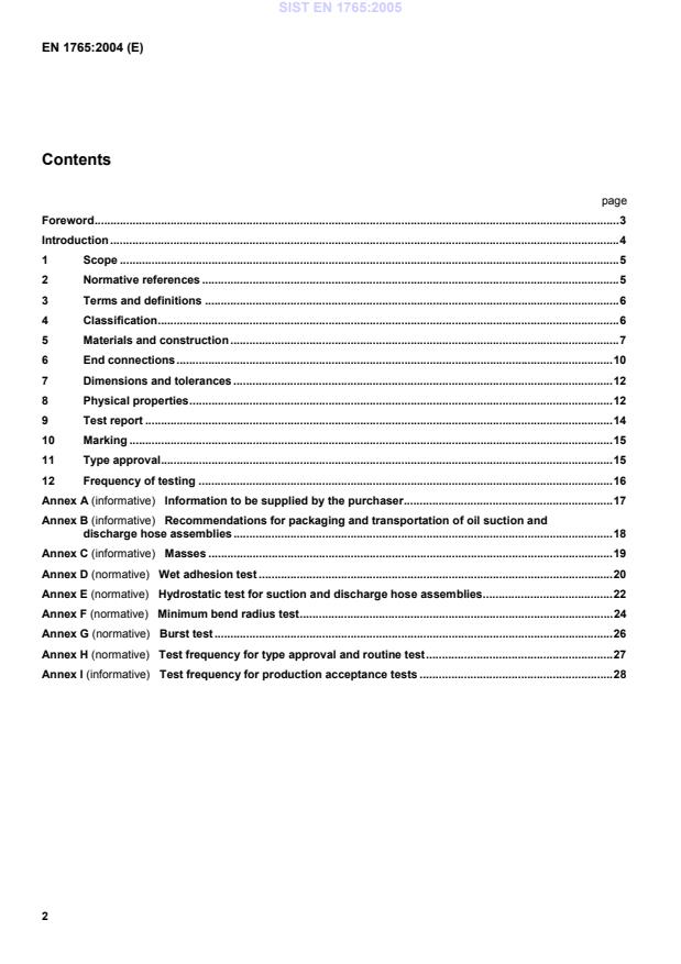 EN 1765:2004 EN 1765:2005 - Page 4 preview