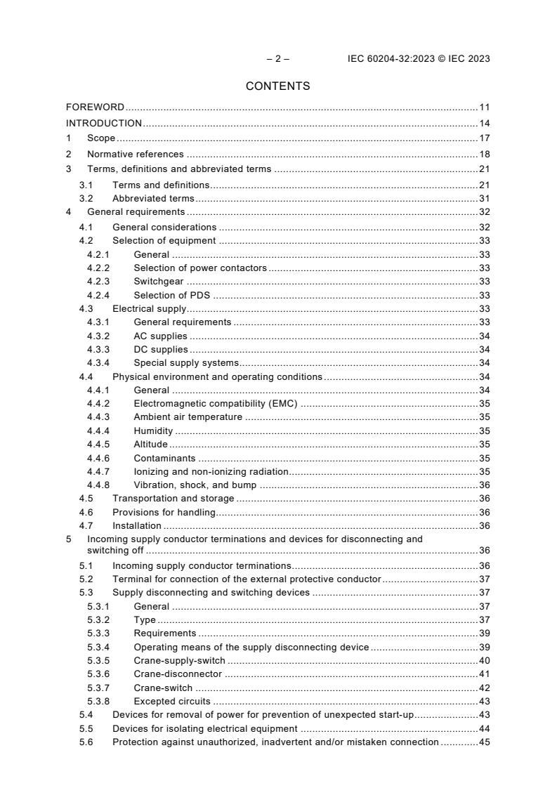 IEC 60204-32:2023 IEC 60204-32:2023 - Safety of machinery - Electrical equipment of machines - Part 32: Requirements for hoisting machines
Released:7/4/2023 - Page 4 preview