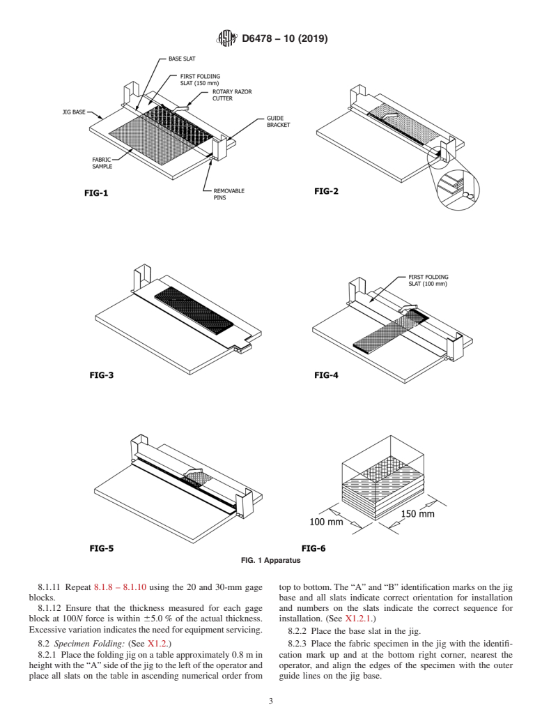 ASTM D6478-10(2019) - Standard Test Method for  Determining Specific Packability of Fabrics Used in Inflatable  Restraints