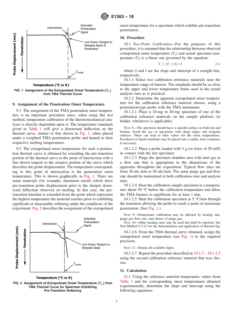 ASTM E1363-18 - Standard Test Method for  Temperature Calibration of Thermomechanical Analyzers