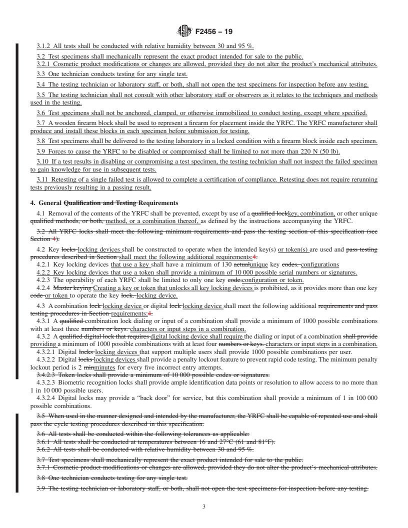 REDLINE ASTM F2456-19 - Standard Specification for  Youth-Resistant Firearms Containers (YRFCs)