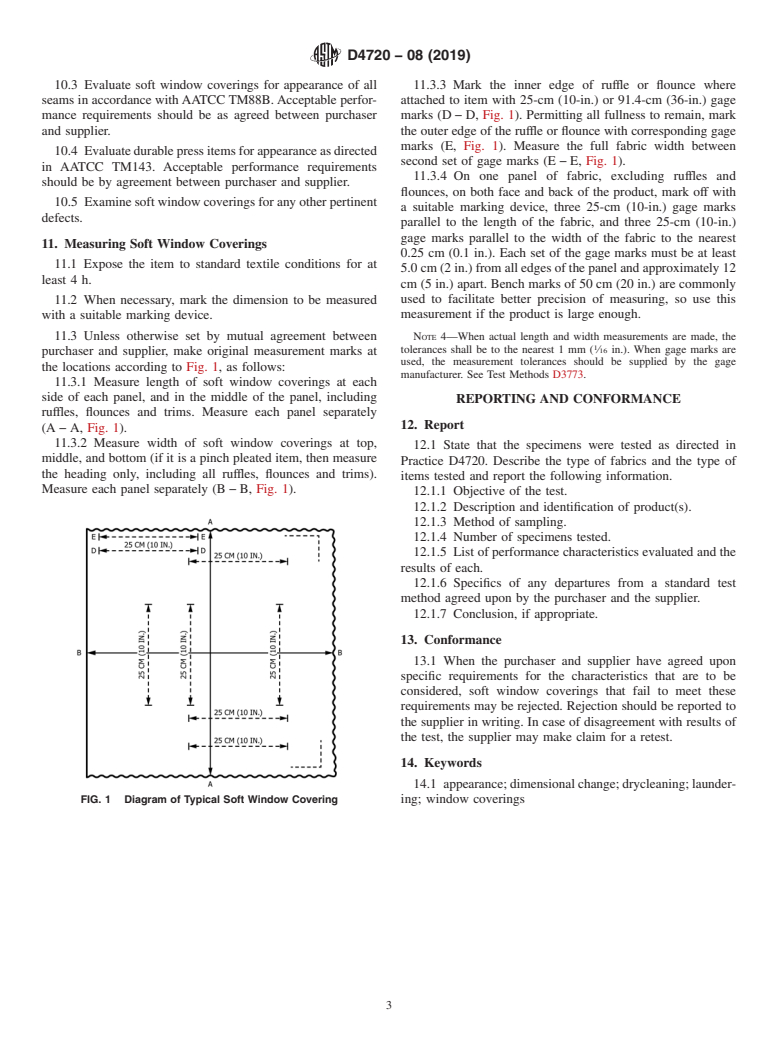 ASTM D4720-08(2019) - Standard Performance Specification for   Soft Window Covering Fabrics for Household Use