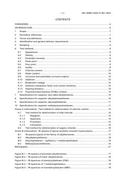IEC 60867:2022 - Insulating liquids - Specifications for unused liquids based on synthetic aromatic hydrocarbons
Released:10/28/2022 - Page 4 preview