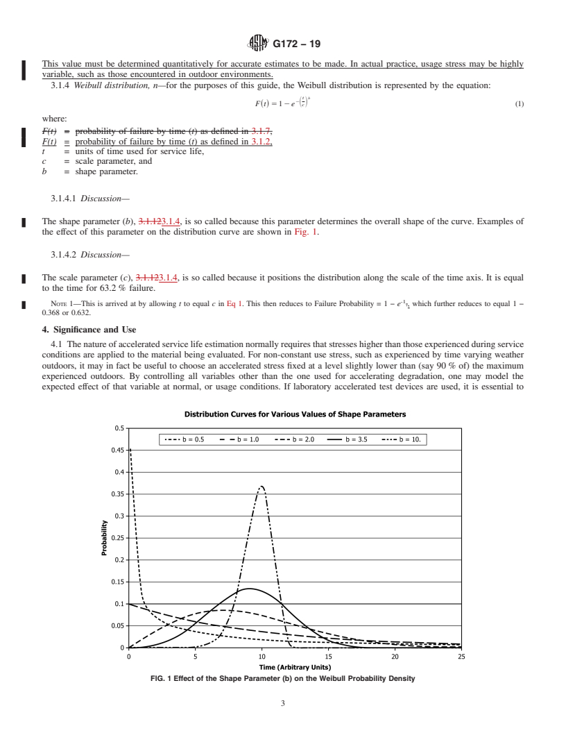 REDLINE ASTM G172-19 - Standard Guide for  Statistical Analysis of Accelerated Service Life Data