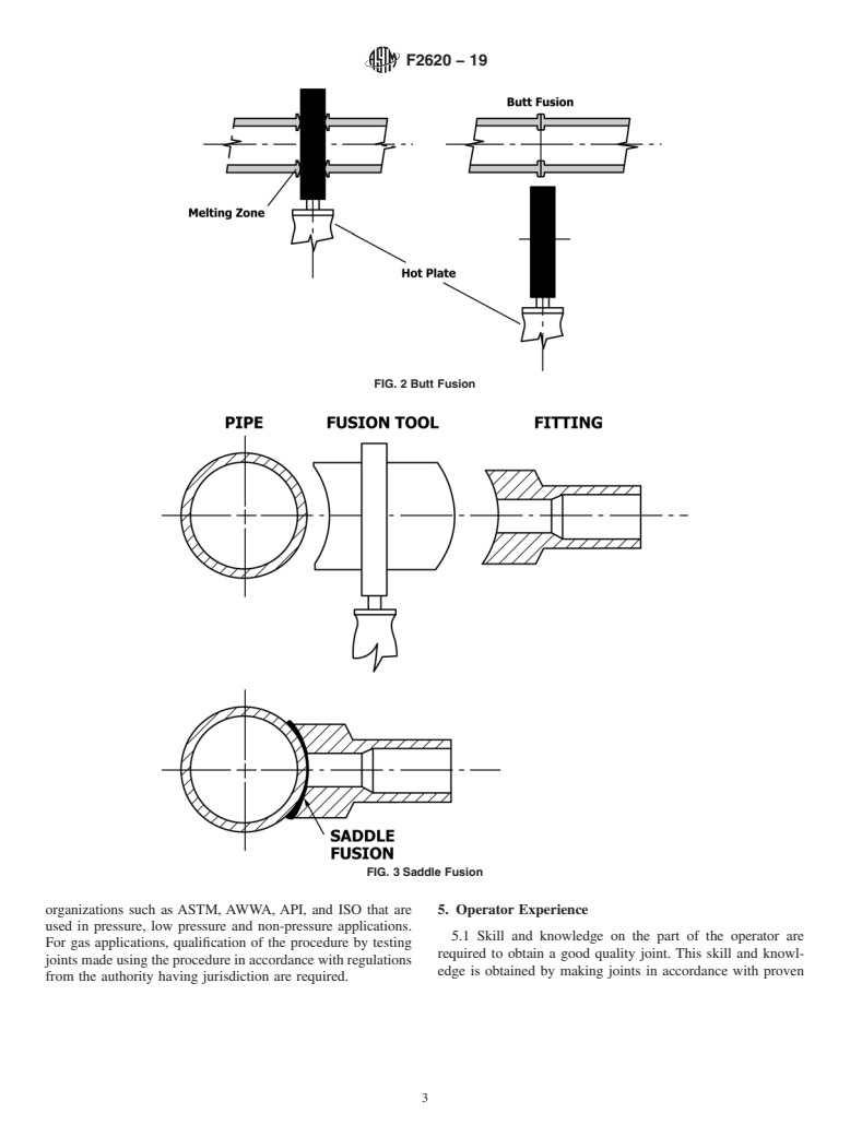 ASTM F2620-19 - Standard Practice for Heat Fusion Joining of Polyethylene Pipe and Fittings