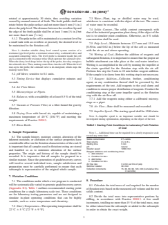 ASTM D5114/D5114M-90(2018)e1 ASTM D5114/D5114M-90(2018)e1 - Standard Test Method for Laboratory Froth Flotation of Coal in a Mechanical Cell - Page 3 preview