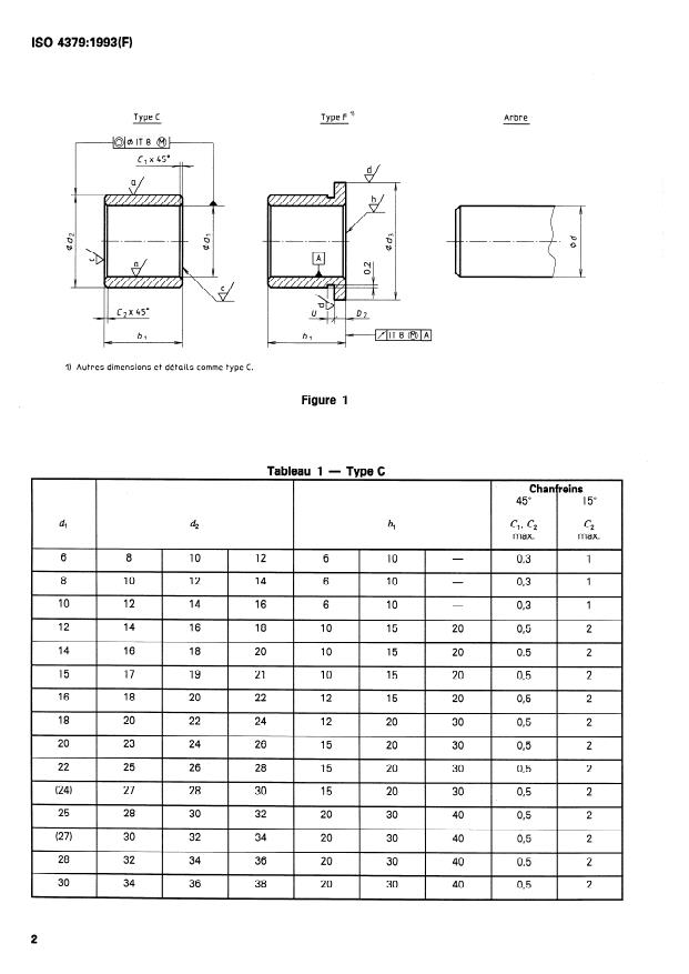 ISO 4379:1993 ISO 4379:1993 - Paliers lisses -- Bagues en alliages de cuivre - Page 4 preview