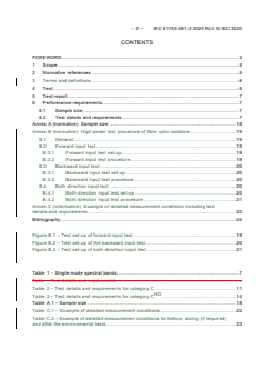 IEC 61753-061-2:2020 IEC 61753-061-2:2020 RLV - Fibre optic interconnecting devices and passive components - Performance standard - Part 061-2: Single-mode fibre optic pigtailed style polarization independent isolators for category C - Controlled environments
Released:4/9/2020
Isbn:9782832281888 - Page 4 preview