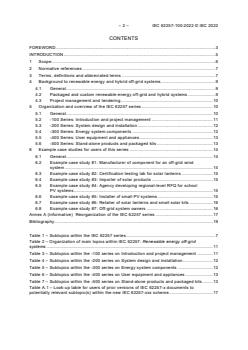 IEC TS 62257-100:2022 IEC TS 62257-100:2022 - Renewable energy off-grid systems - Part 100: Overview of the IEC 62257 series
Released:10/19/2022 - Page 4 preview