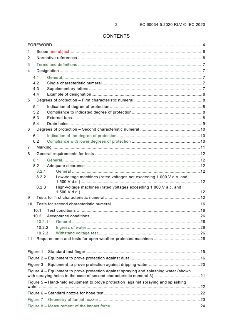 IEC 60034-5:2020 IEC 60034-5:2020 RLV - Rotating electrical machines - Part 5: Degrees of protection provided by the integral design of rotating electrical machines (IP code) - Classification
Released:4/29/2020
Isbn:9782832282984 - Page 4 preview