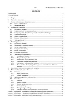 IEC 62321-2:2021 - Determination of certain substances in electrotechnical products - Part 2: Disassembly, disjointment and mechanical sample preparation - Page 4 preview
