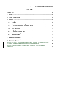 IEC 61326-2-1:2020 IEC 61326-2-1:2020 RLV - Electrical equipment for measurement, control and laboratory use - EMC requirements - Part 2-1: Particular requirements - Test configurations, operational conditions and performance criteria for sensitive test and measurement equipment for EMC unprotected applications
Released:10/23/2020
Isbn:9782832289891 - Page 4 preview