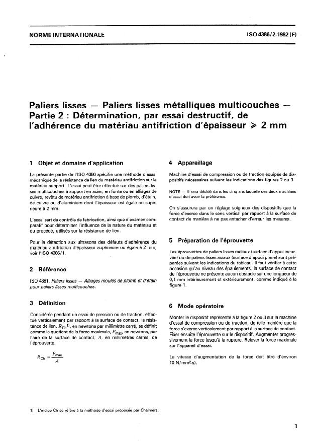 ISO 4386-2:1982 - Paliers lisses -- Paliers lisses métalliques multicouches