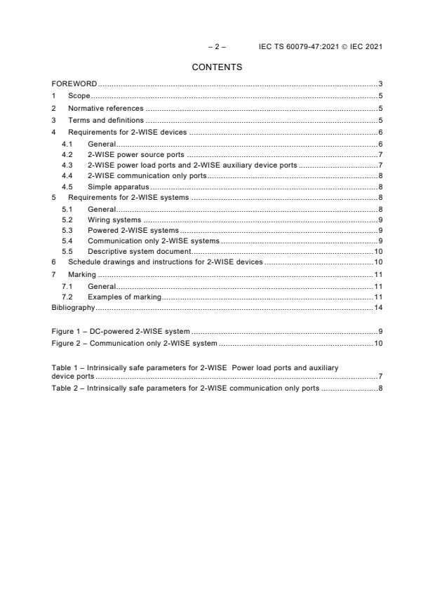 IEC TS 60079-47:2021 IEC TS 60079-47:2021 - Explosive atmospheres - Part 47: Equipment protection by 2-wire intrinsically safe ethernet concept (2-WISE) - Page 4 preview