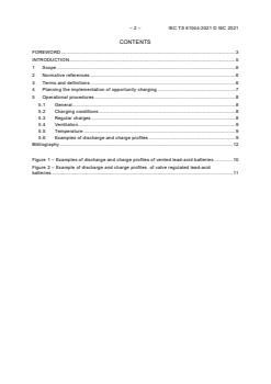 IEC TS 61044:2021 IEC TS 61044:2021 - Opportunity charging of lead-acid traction batteries - Page 4 preview