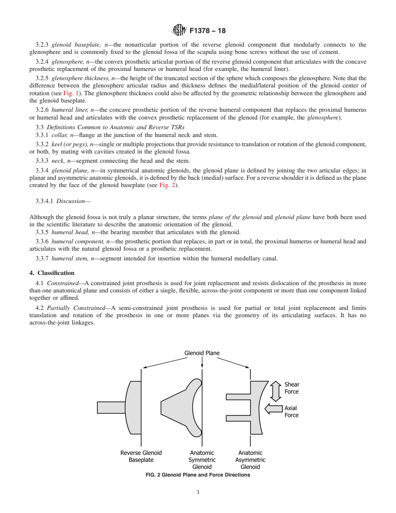 REDLINE ASTM F1378-18 - Standard Specification for  Shoulder Prostheses