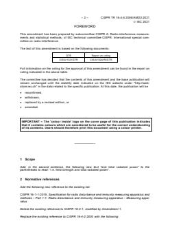 CISPR TR 16-4-5:2006/AMD2:2021 - Amendment 2 - Specification for radio disturbance and immunity measuring apparatus and methods - Part 4-5: Uncertainties, statistics and limit modelling - Conditions for the use of alternative test methods - Page 4 preview