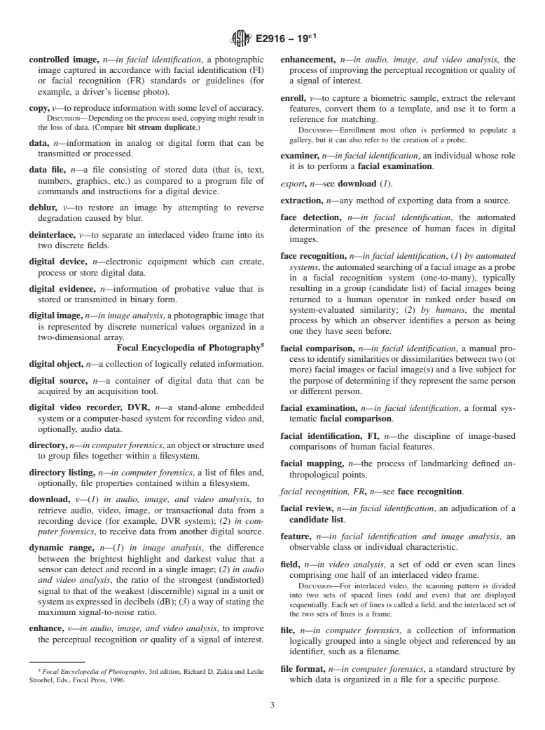 ASTM E2916-19e1 - Standard Terminology for Digital and Multimedia Evidence Examination